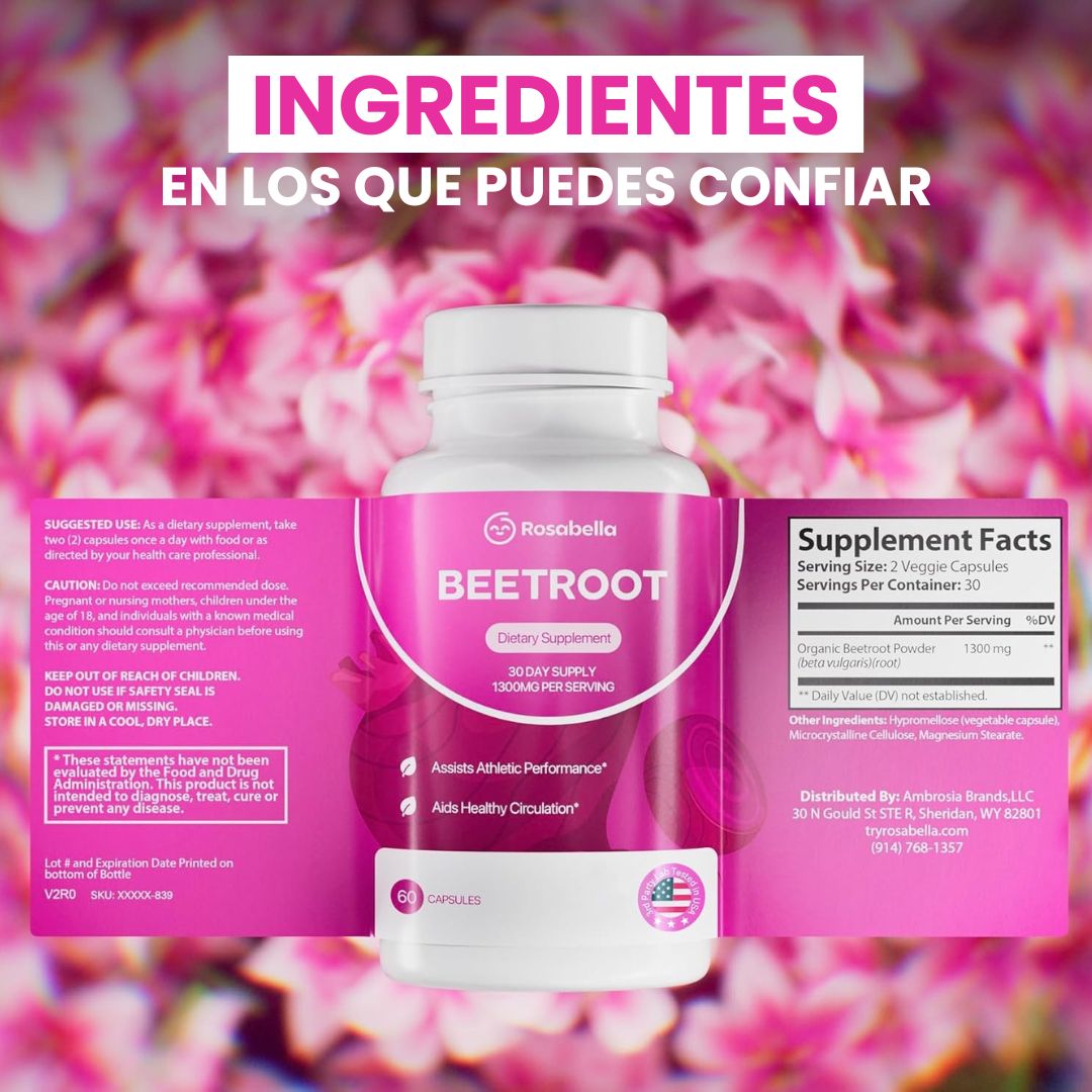 Rosabella Orgánica - Mejora la Circulación y Salud del Corazón